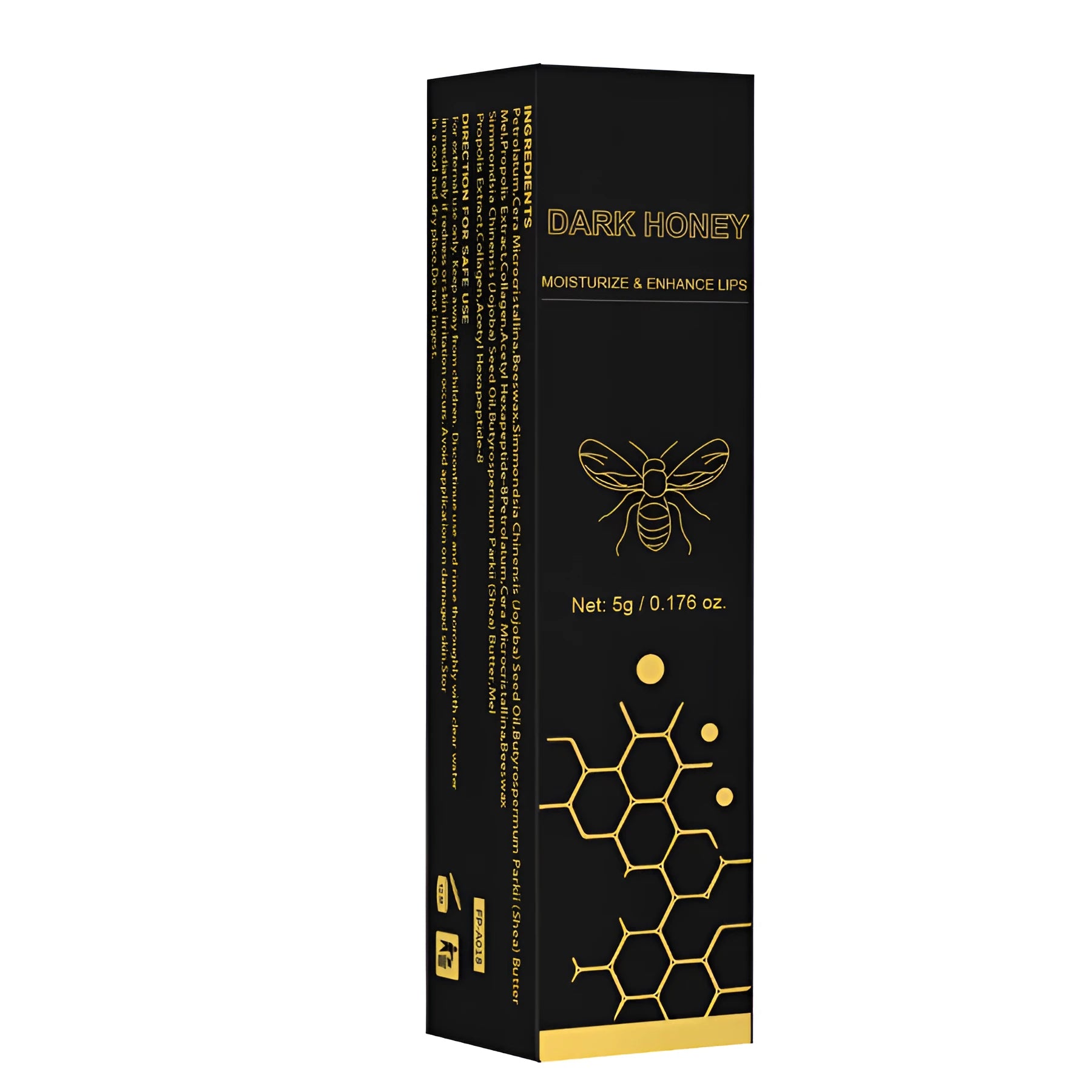Dark honey lipstick 5g universal colour cosmetic product