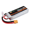 XF Power black 14.8V 1000mAh 75C graphene drone battery with red XT60 plug.
