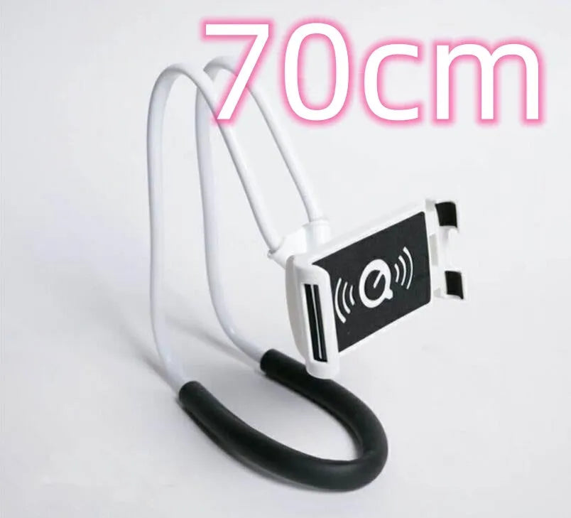 Universal smartphone holder in multiple colours showing 360-degree rotation feature.