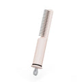 Stainless steel pet dematting comb for dogs with pink handle removing knots from coat