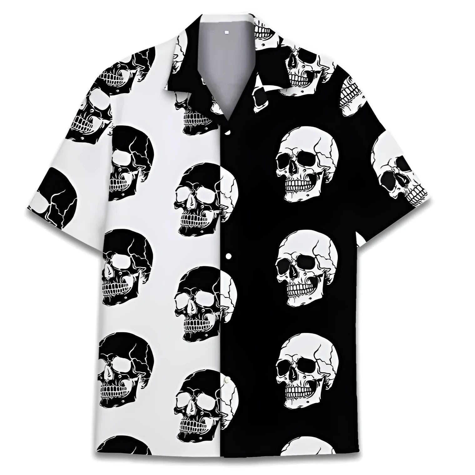 Men's Cuban collar Hawaiian shirt in polyester with summer casual styling available in sizes XS to 5XL