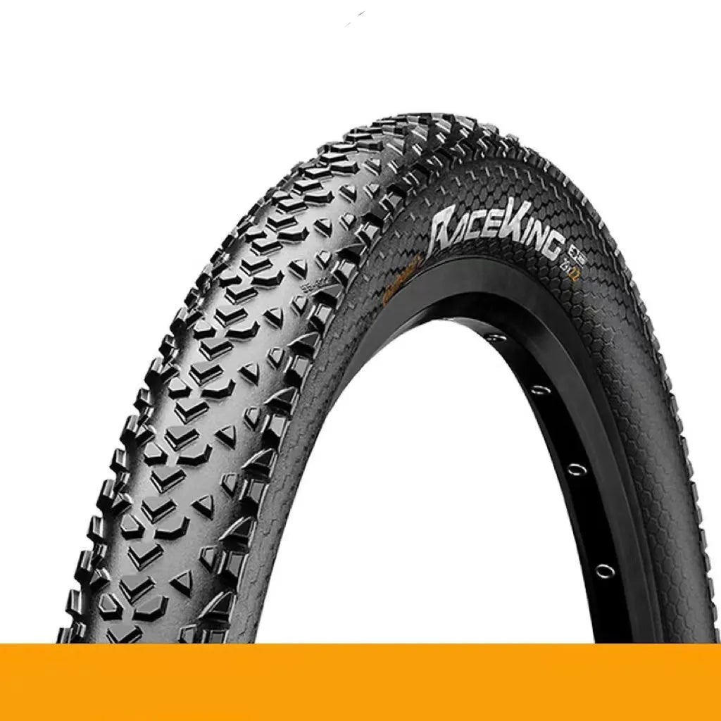 Mountain bike folding outer tyre shown in yellow sidewall for 27.5 inch wheel.