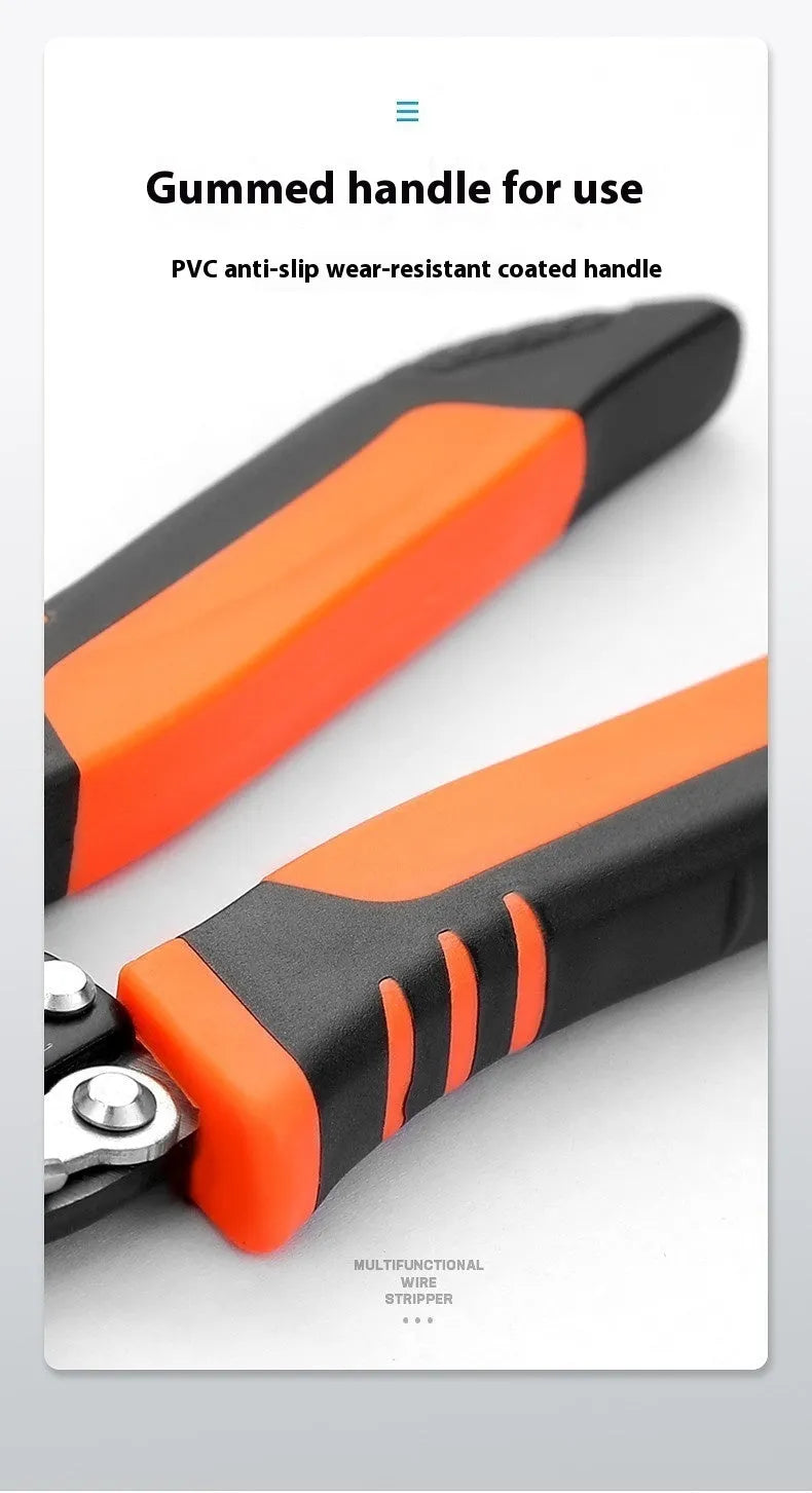 Fully automatic wire stripping pliers tool with box-mounted design