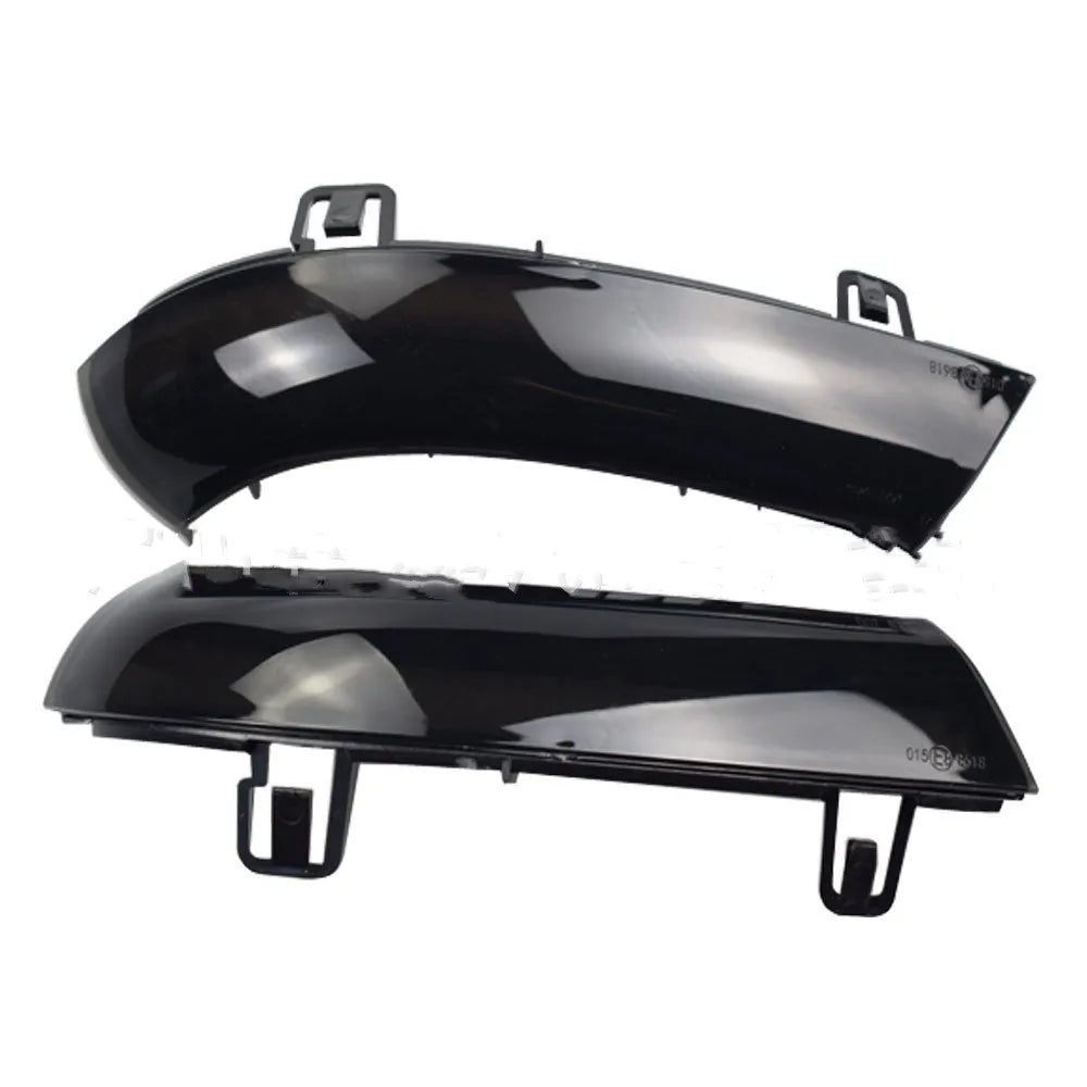 Volkswagen Golf MK5 running water turn signal light in ABS housing, shown in single yellow and blue yellow colour options.
