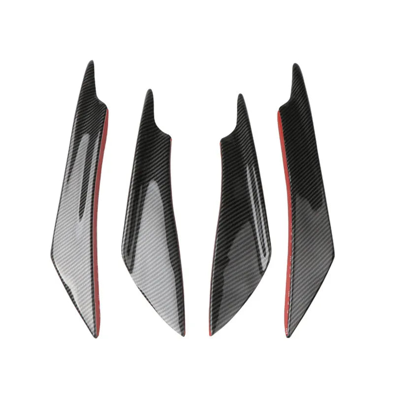 Carbon fibre pattern ABS bumper air knife set for automotive bumper installation