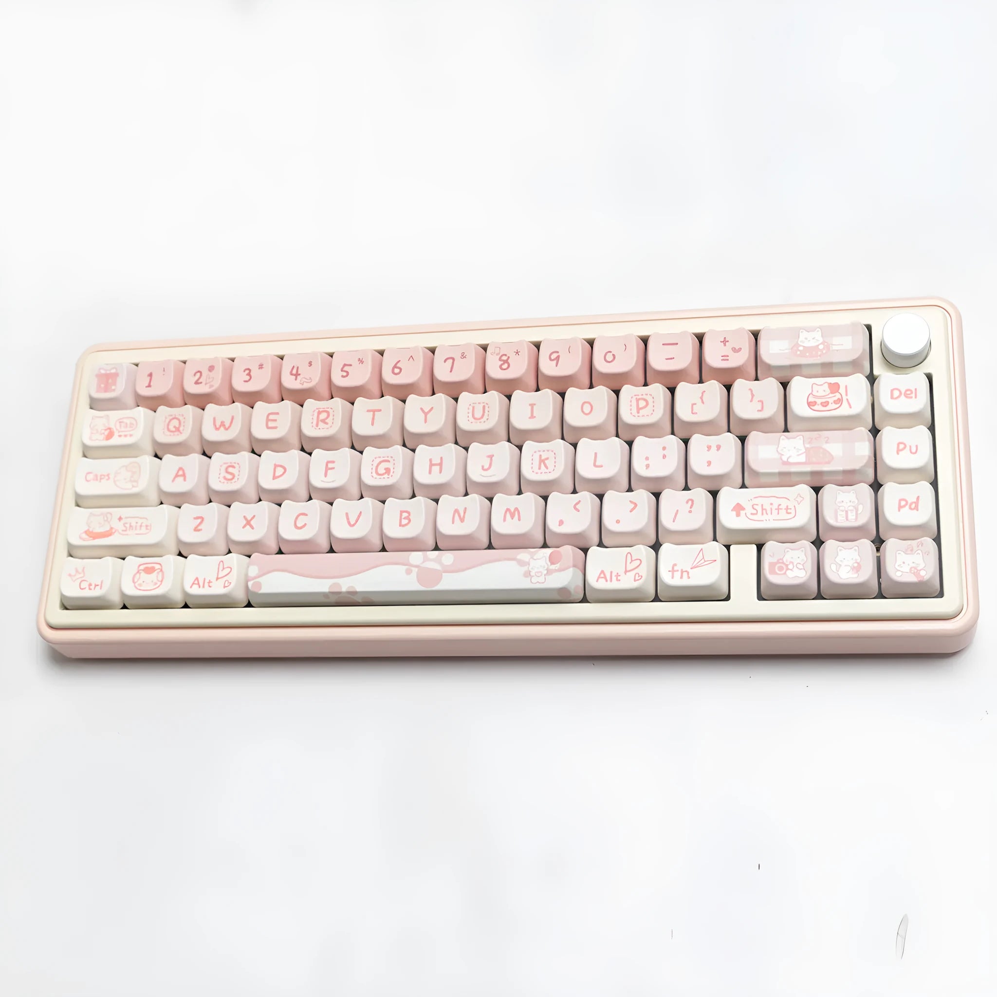 Full set of PBT sublimation key caps for mechanical keyboard with over 98 keys