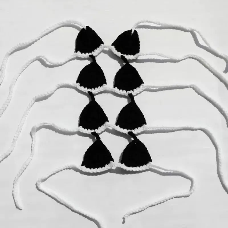 Cat wearing sweet style bikini costume in multiple colour options for Halloween and party events