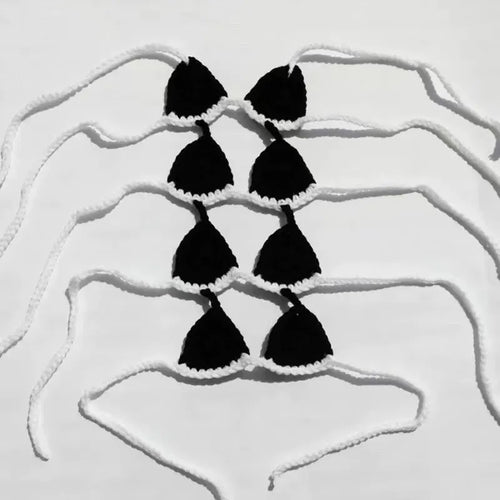Cat wearing sweet style bikini costume in multiple colour options for Halloween and party events
