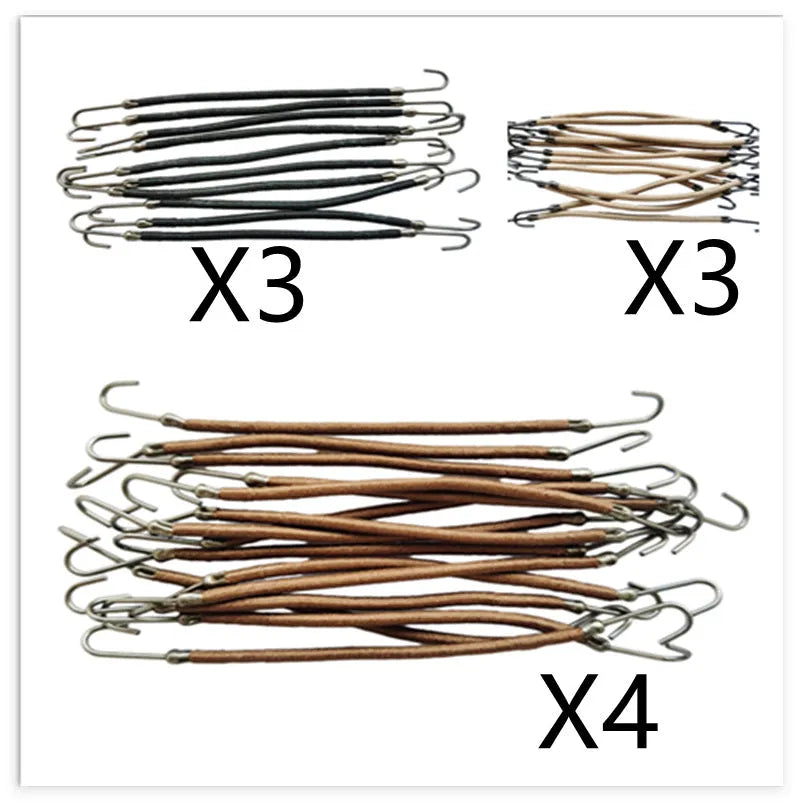 Double hook wig styling tool for hairpiece fitting in solid colour options