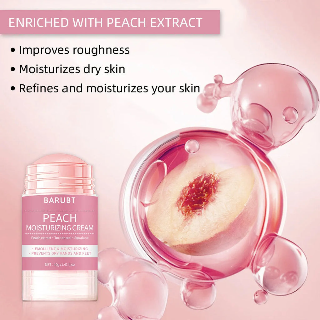 72g peach hand and foot cream nourishing exfoliating moisturising cream tube