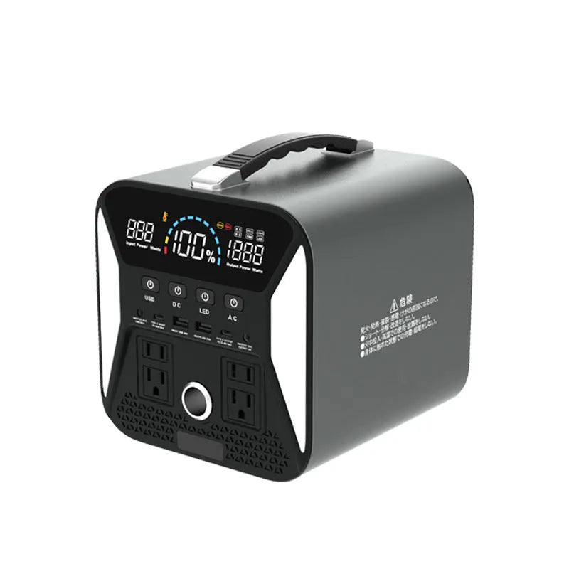 500W vehicle inverter cigarette lighter power supply with 130000mAh battery and 220V AC output