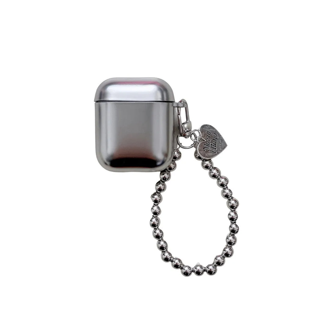 Matte electroplated TPU protective case for Apple AirPods charging case.