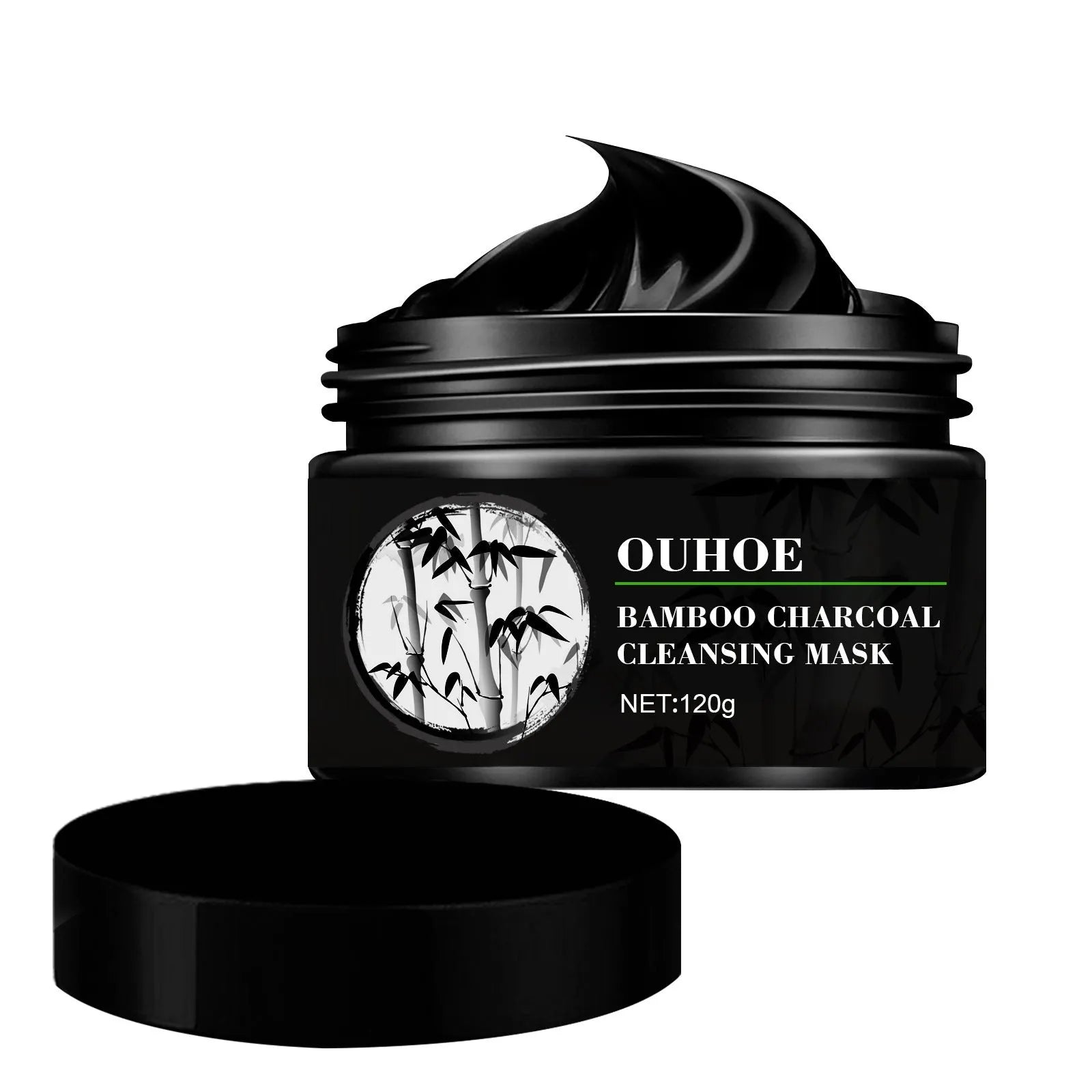 Cleansing and shrinking pores blackheads peeling mask in 60ml pot with compact packaging