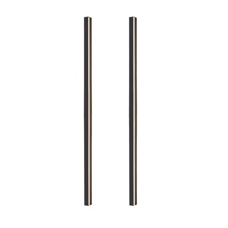 80 cm black aluminium strip LED wall lamp with touch control for three light colours