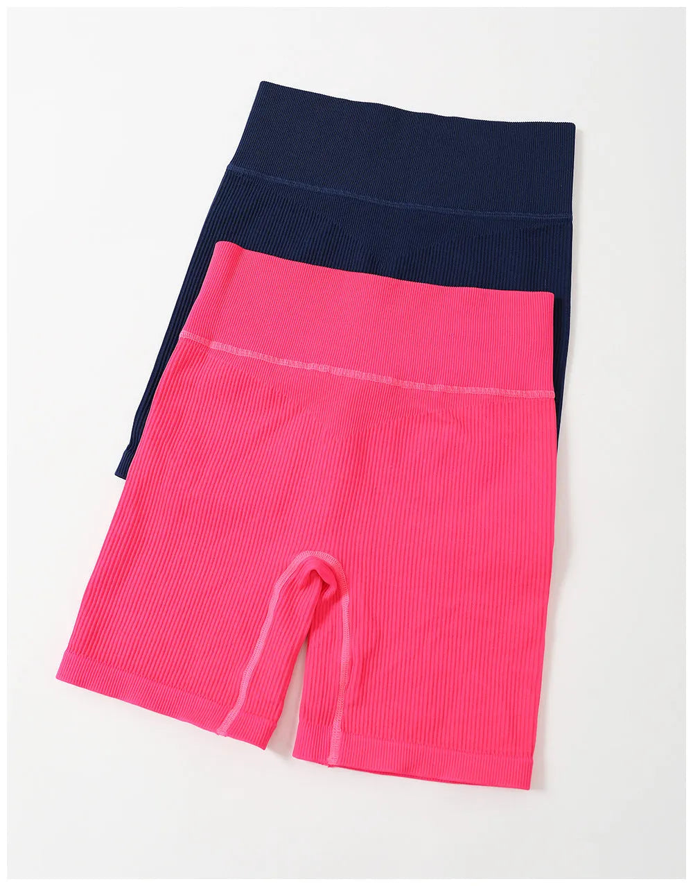 Women's cotton blend high waist cycling shorts in multiple colours for yoga and gym training