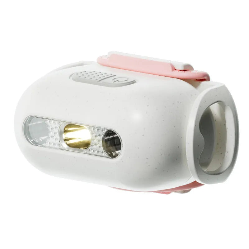 Pet LED luminous collar in one of four colours: Fresh Pink, Delicate Gray, Cure Green, or Caramel Mocha.