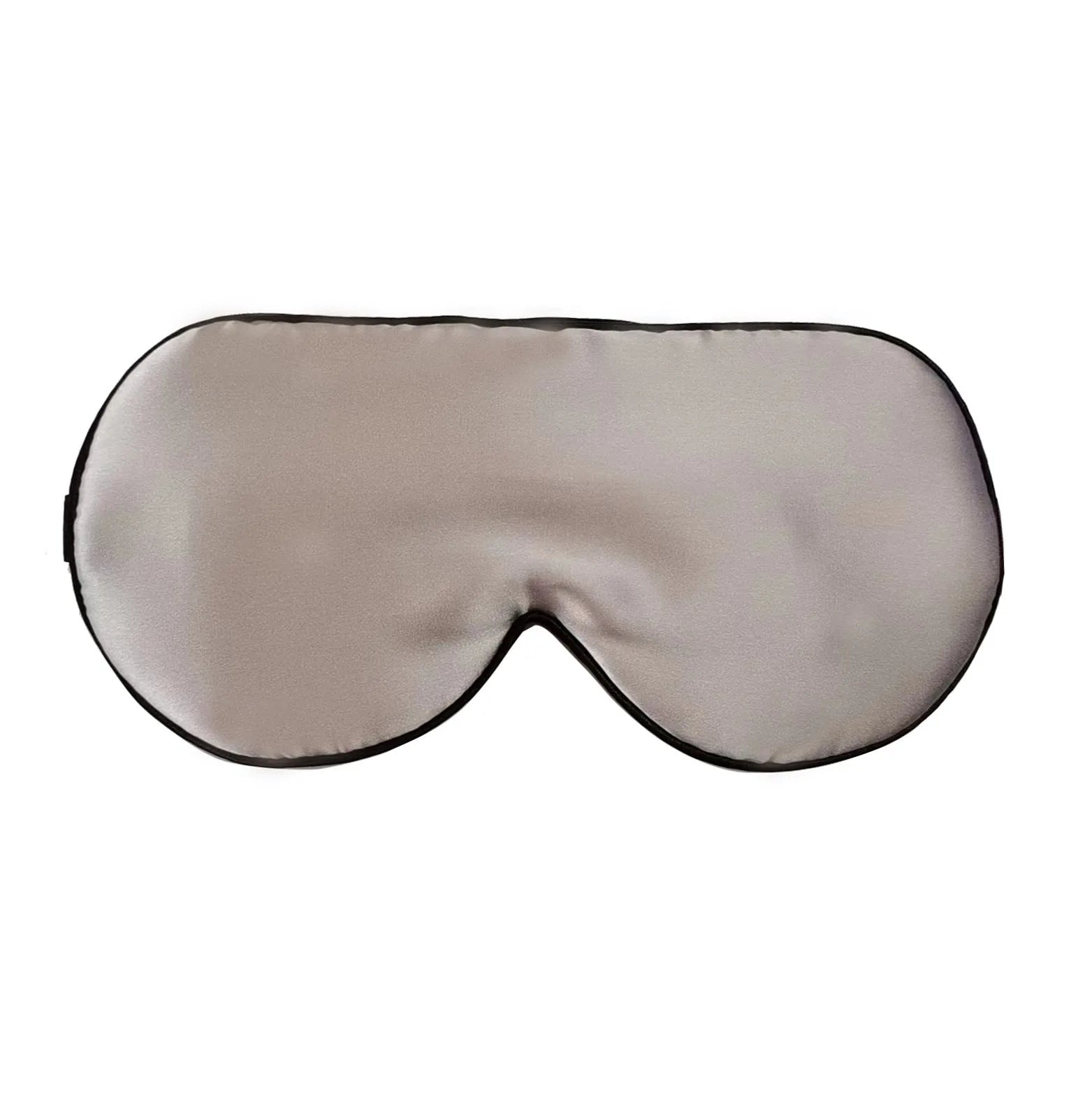 Double-sided mulberry silk sleep eye mask in multiple colours with adjustable elastic straps.