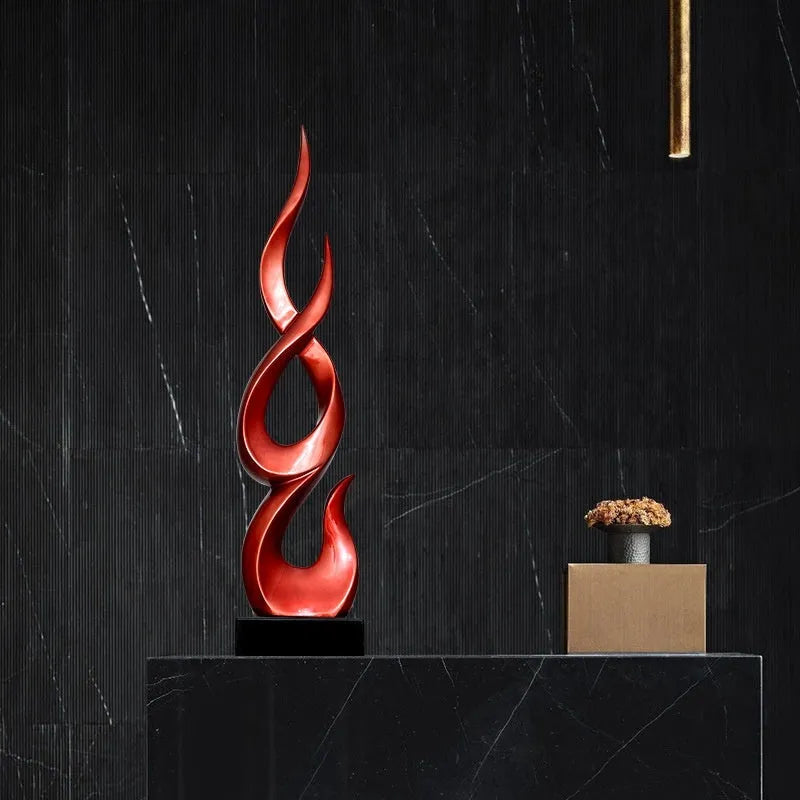 Festival high-rise decoration ornament in resin and plastic showing bright gold finish and modern simplicity style