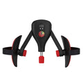 Men's black and grey Kegel trainer for PC muscle exercise with strap and handle attachment options.