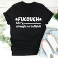 Black cotton loose fit t-shirt with short sleeves and a round neck on a hanger.