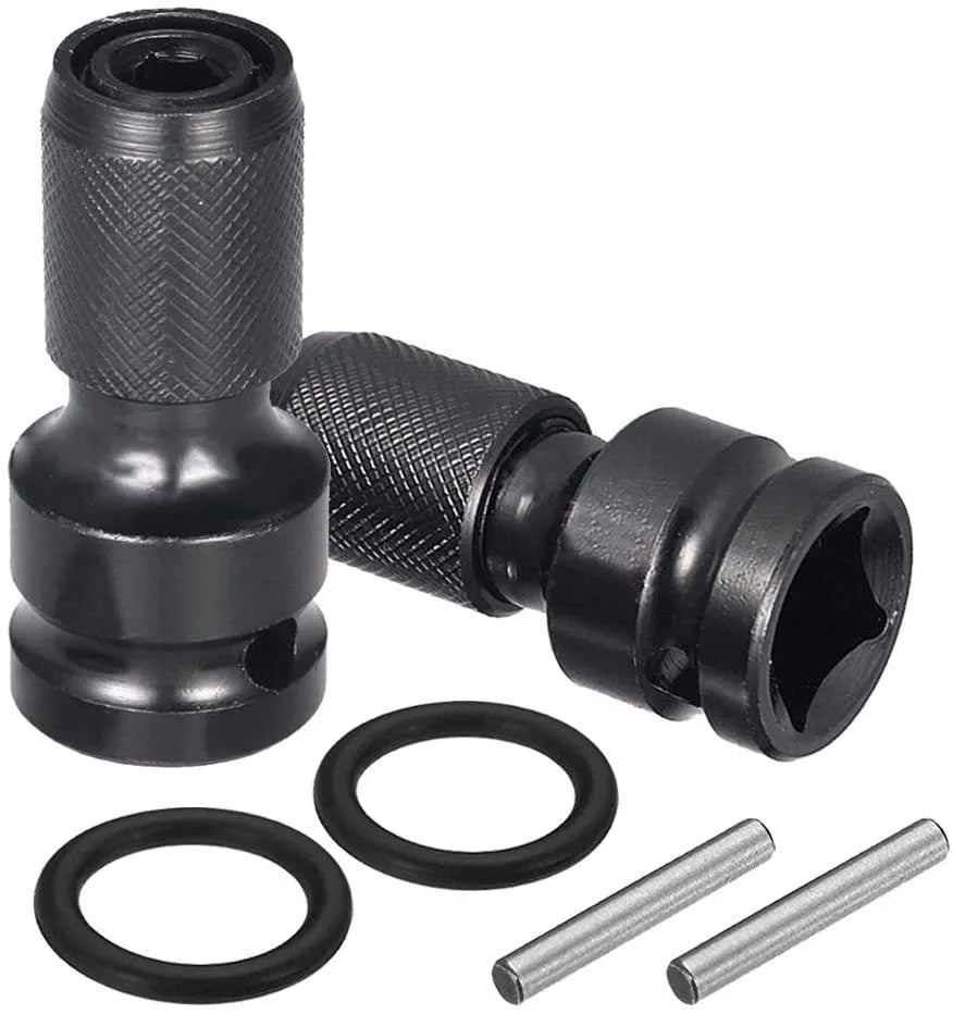 No. 45 steel telescopic scaling bit holder with hexagonal handle for electric wrenches.