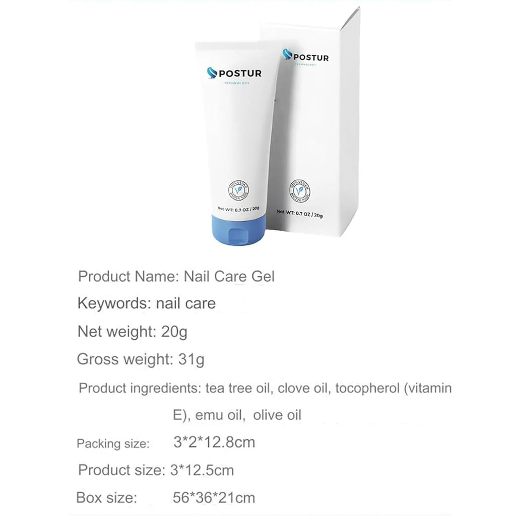 20g clear nail strengthening gel in bottle with professional formula