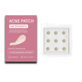 Box of 9 hydrocolloid acne patches for closed comedones treatment