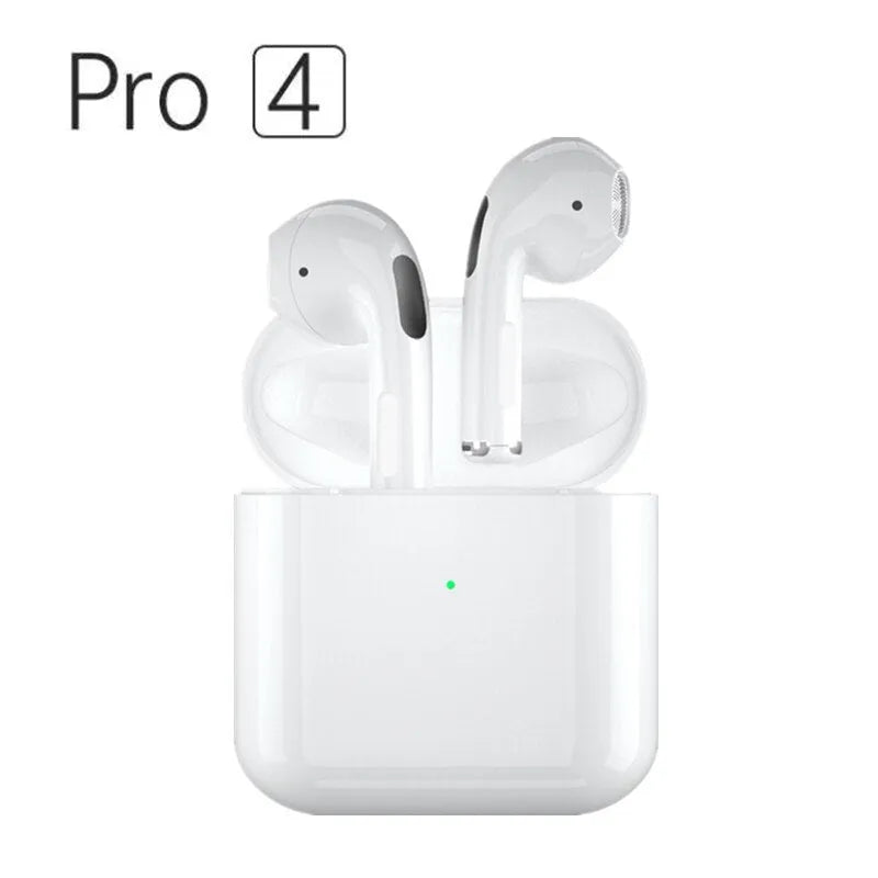 Pro4 Black and Pro4 White wireless Bluetooth sports headphones for in-ear use during exercise.