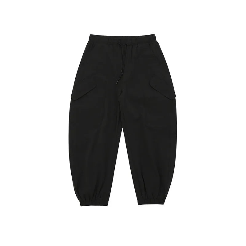 Fall Casual Trousers for Men in Polyester with Low Waist and Micro Elasticity, Available in Black Army Green Dark Purple, Sizes M L XL XXL for Everyday Wear