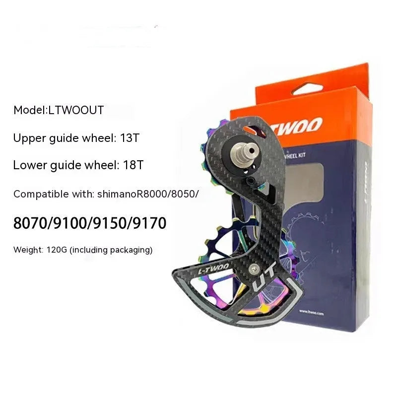 LTWOO 105 rear derailleur jockey wheel pulley kit compatible with Shimano R7000 groupset
