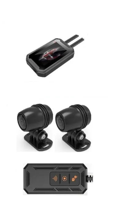 MT65 motorcycle dash cam with 3-inch screen and remote monitoring capabilities