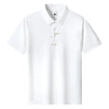 Men's casual loose cotton t-shirt in six colours with short sleeves and letter pattern