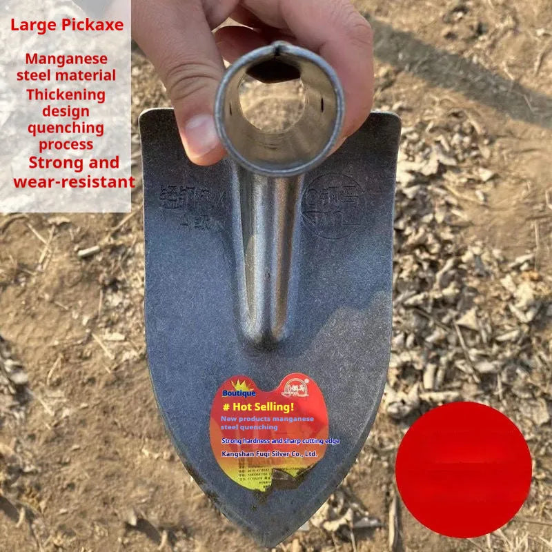 Agricultural point hoe with manganese steel construction for weeding and ploughing