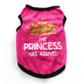 Cotton puppy vest for spring and summer in various colours and sizes
