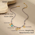 Handmade purple, pink, or blue braided rope and steel necklace or bracelet with heart, star, or geometric pendant.