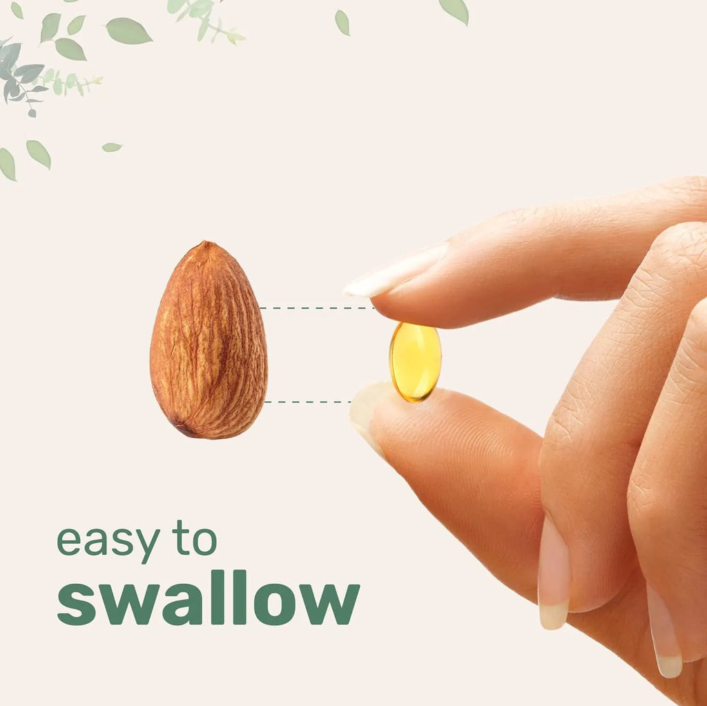 Butter Black Seed Oil Soft Capsules bottle showing 180 or 300 tablet pack option