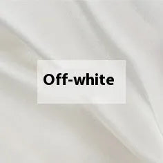 Double-sided silk duvet cover in solid colours with plain weave construction