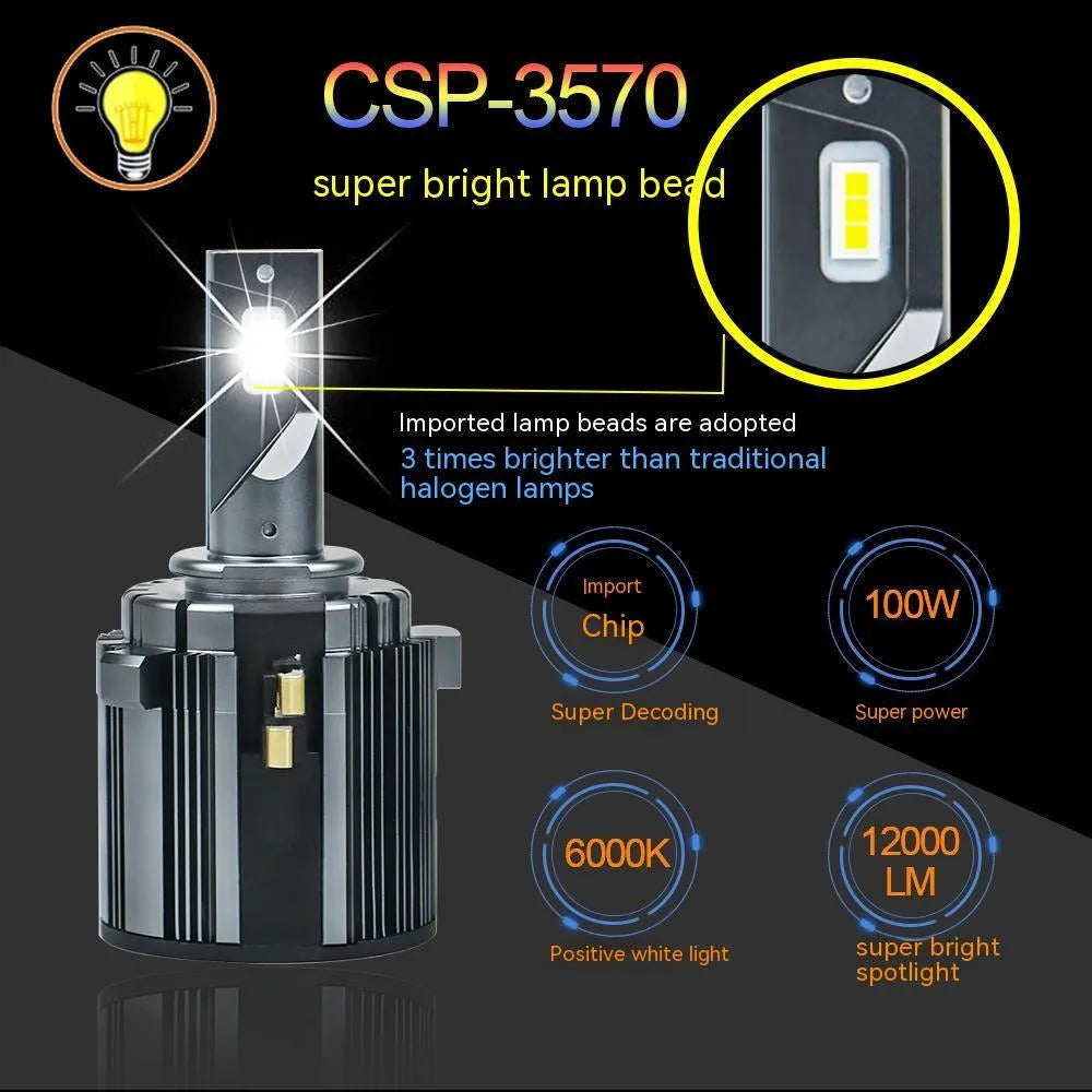 Golf 7 compatible low beam headlight replacement unit with aviation aluminium alloy housing