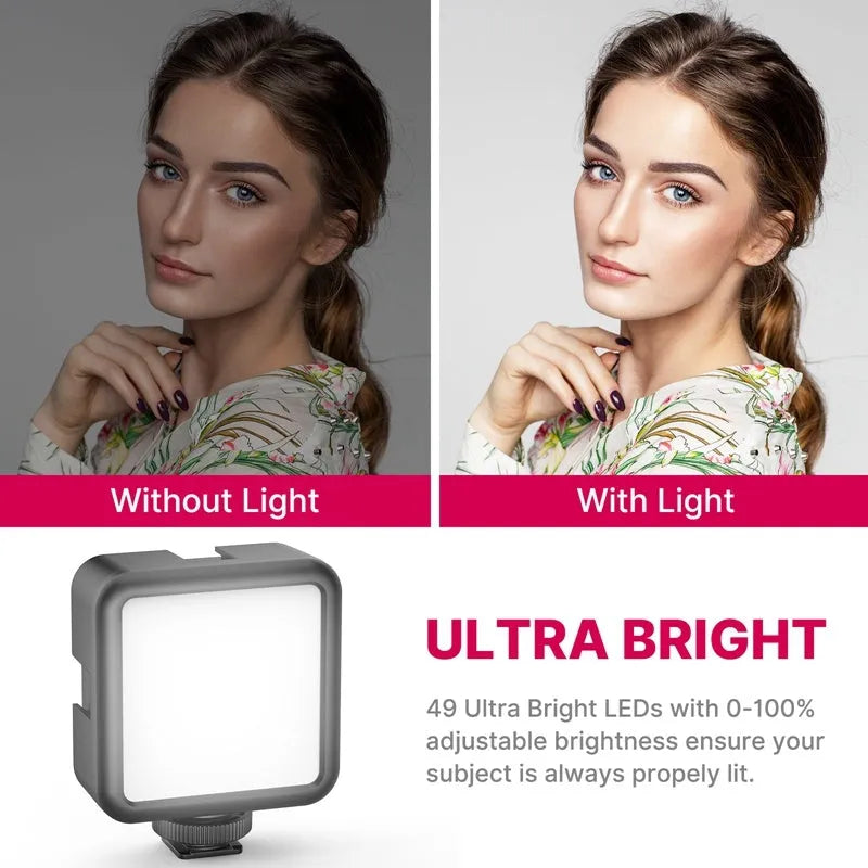 Photography and video VLOG suite with tripod in 2985 set colour configuration
