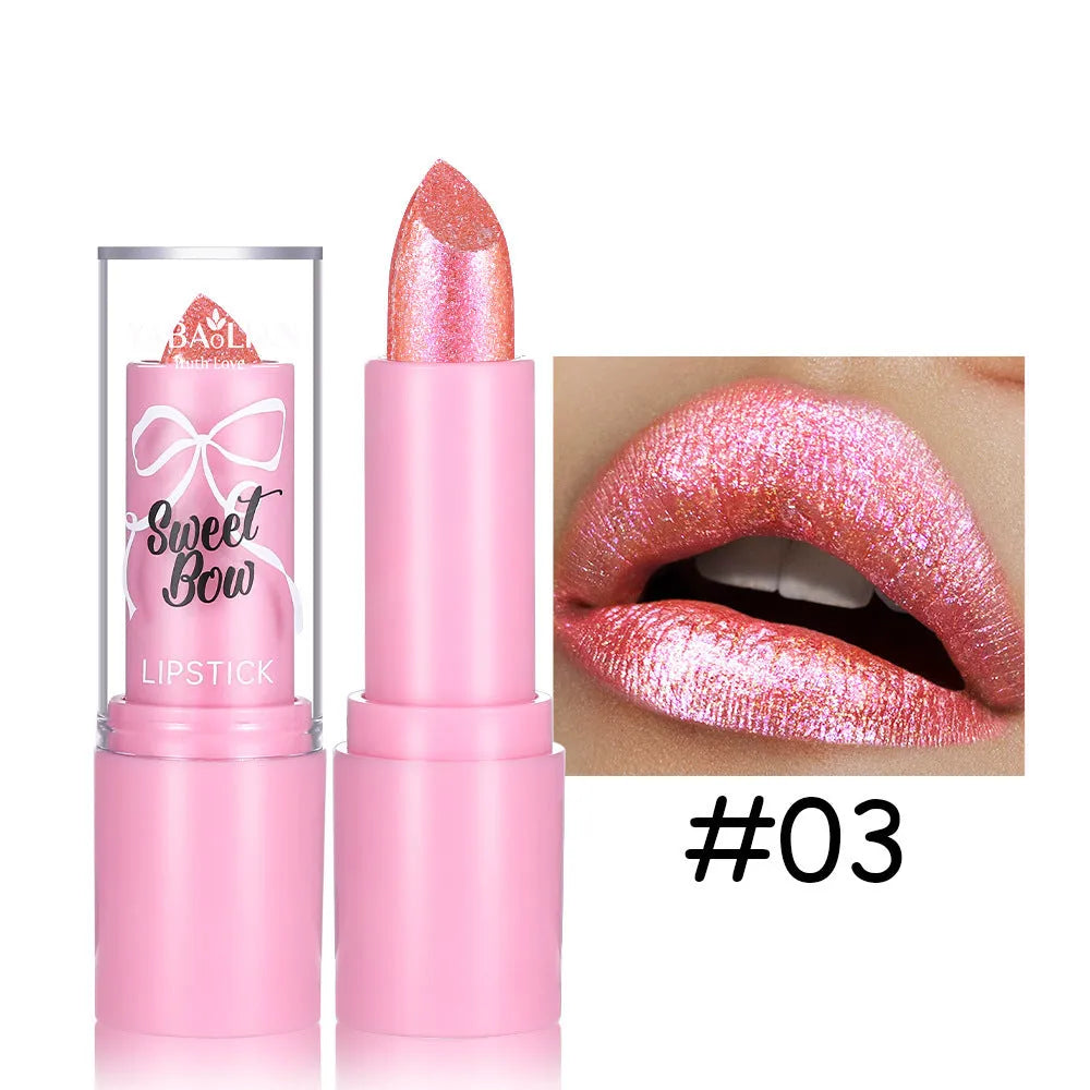 XINGX Diamond Lipstick with Sweetheart Bow design in six colour options