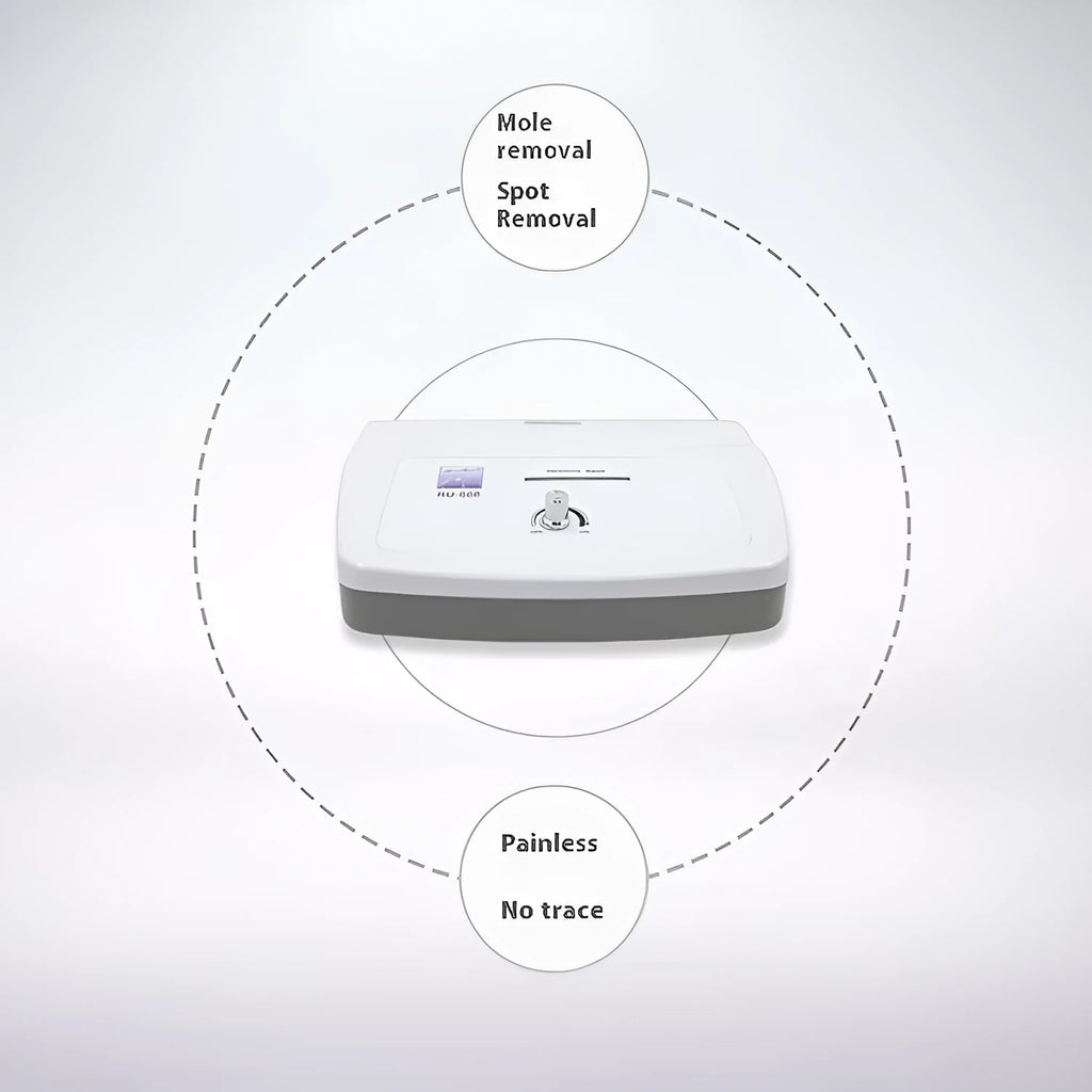 White electronic spot removal pen for professional beauty salon treatments