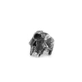 Alloy skull ring with one-eyed design and electroplated finish showing retro styling
