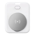 White pet tracking device for Apple users with portable wearing method