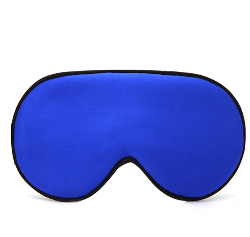 Double-sided mulberry silk sleep eye mask in multiple colours with adjustable elastic straps.