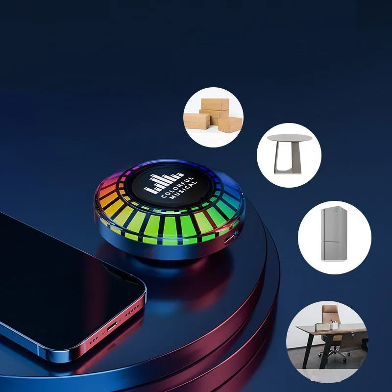 Voice control polar light Bluetooth atmosphere lamp with LED modelling light and compact 3.1cm dimensions