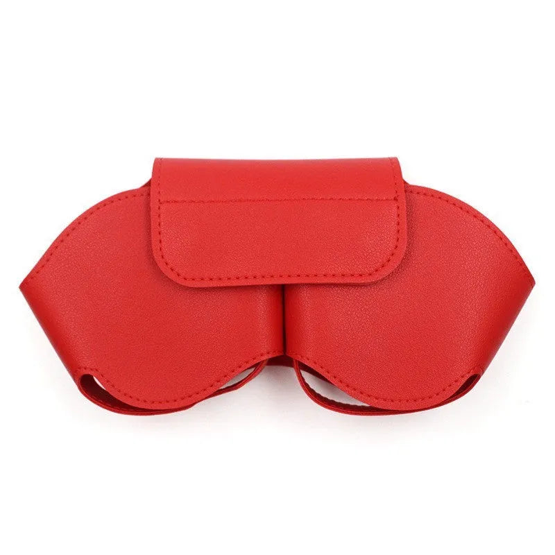 AirPods Max protective case cover in black, red, white, green, and blue colours made of PU leather.