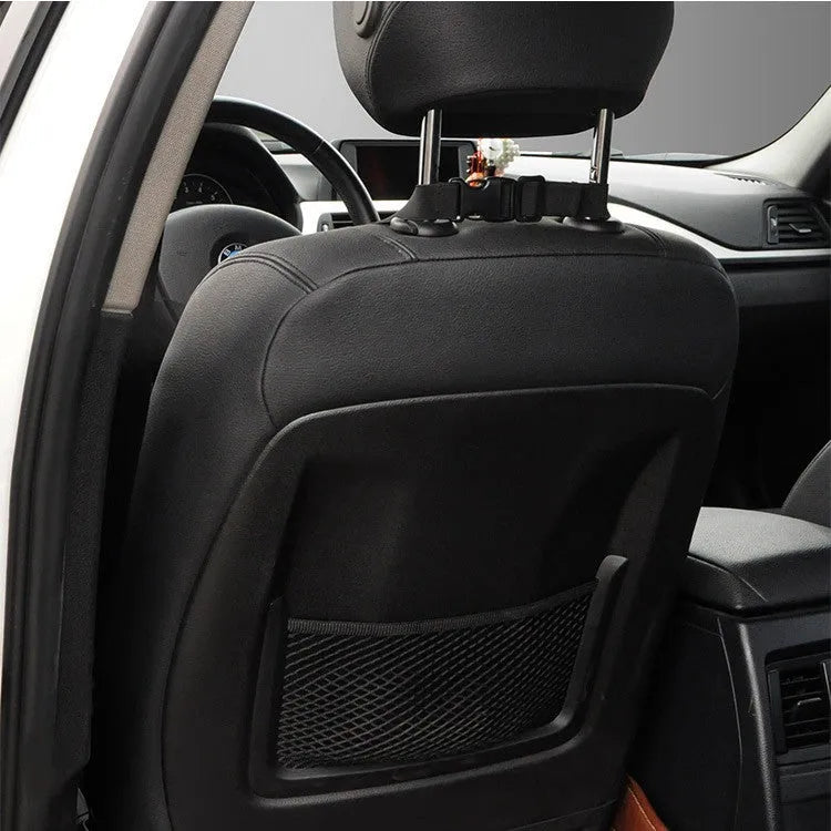 Memory cotton car lumbar support cushion in a solid colour on a car seat.
