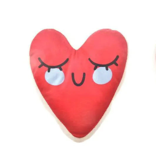 Plush dog chew toy with vocaliser in bone powder, white, pink, or red colours.