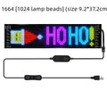 Flexible LED wireless soft screen with 37.2cm length and USB power for custom indoor scrolling display