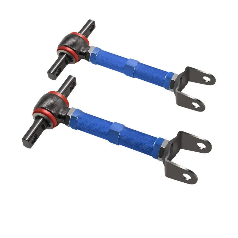 Blue aluminium alloy rear wheel recliner pull rods for Honda Civic EP3 suspension modification